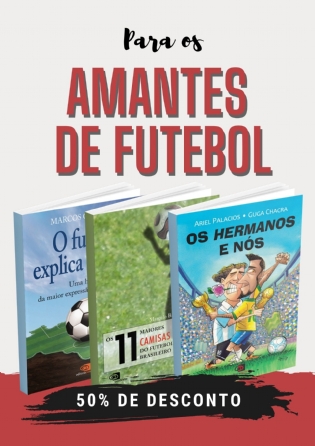 Kit Amantes de futebol com 3 livros
