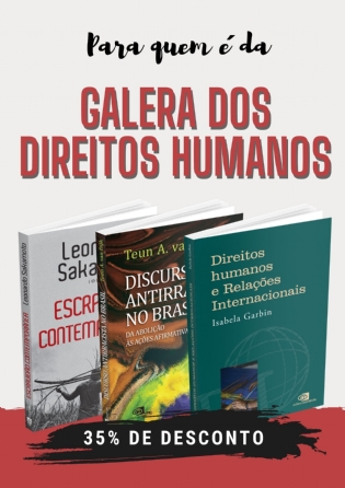 Kit Galera dos direitos humanos com 3 livros